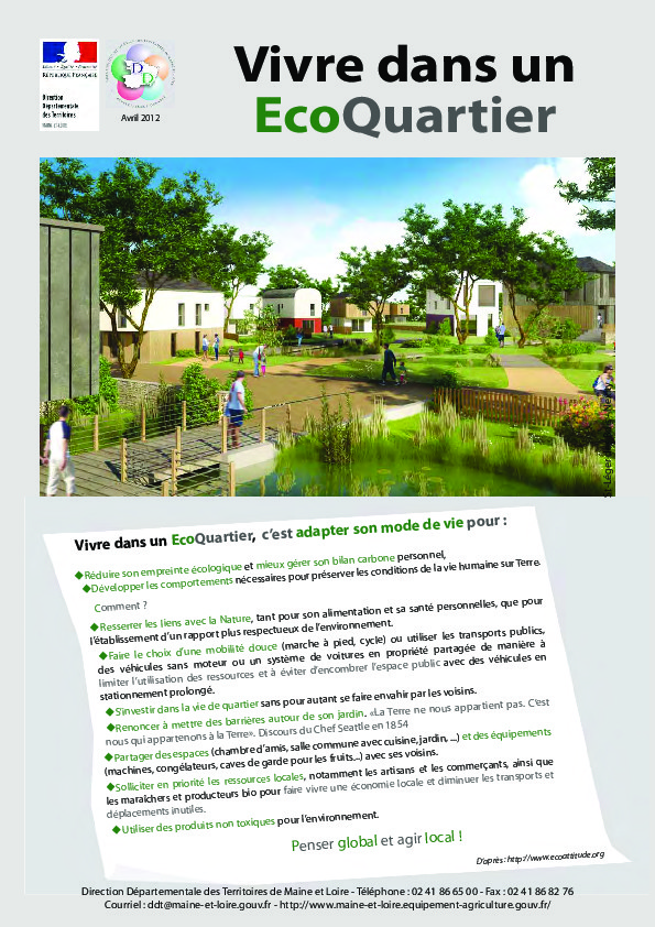 Vivre dans un éco-quartier